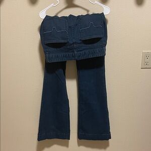 KIMES Dark Blue Flared Jeans